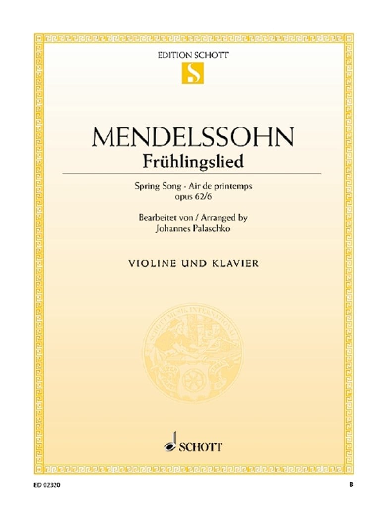 Fruhlingslied Op.62/6